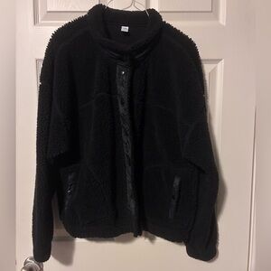 Old Navy Women's Black Fleece Jacket